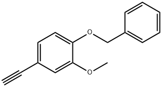 4-BENZYLOXY-1-ETHYNYL-3-METHOXY-BENZENE Structural