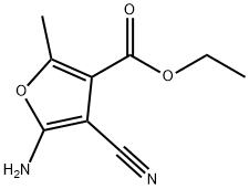 ETHYL 5-AMINO-4-CYANO-2-METHYL-3-FUROATE Structural