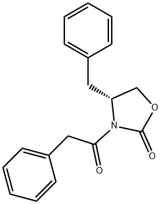 3-(2-PHENYLACETYL)-(4R)-(PHENYLMETHYL)-2-OXAZOLIDINONE Structural