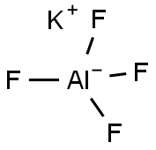 Potassium fluoroaluminate Structural