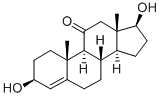 4-Androsten-3beta,17beta-diol-11-one Structural