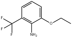 Benzenamine, 2-ethoxy-6-(trifluoromethyl)- (9CI) Structural