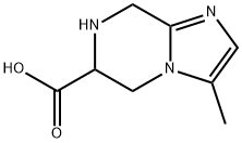 Imidazo[1,2-a]pyrazine-6-carboxylic acid, 5,6,7,8-tetrahydro-3-methyl- (9CI) Structural