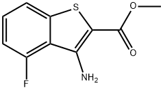 METHYL 3-AMINO-4-FLUOROBENZO[B]THIOPHENE-2-CARBOXYLATE