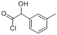 Benzeneacetyl chloride, alpha-hydroxy-3-methyl- (9CI) Structural