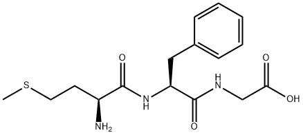 H-MET-PHE-GLY-OH Structural