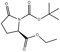 1-BOC-D-PYROGLUTAMIC ACID ETHYL ESTER
 Structural