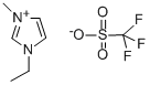 1-Ethyl-3-methylimidazolium trifluoromethanesulfonate Structural