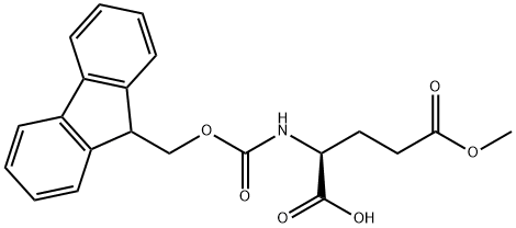 Fmoc-L-Glutamic acid gamma-methyl ester Structural