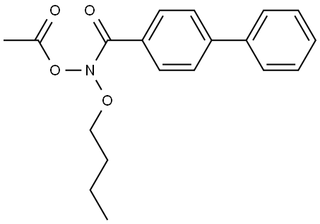 N-(Acetyloxy)-N-butoxy-(1,1'-biphenyl)-4-carboxamide