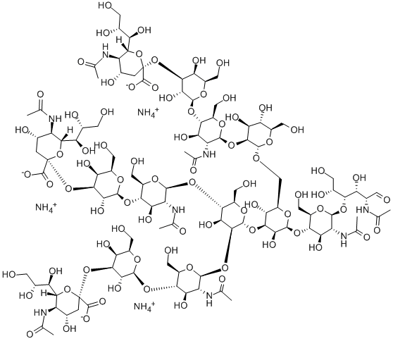 MANNOTRIOSE-DI-(N-ACETYL-D-GLUCOSAMINE), TRIS(SIALYL-GALACTOSYL-N-ACETYL-D-GLUCOSAMINYL)-AMMONIUM SALT