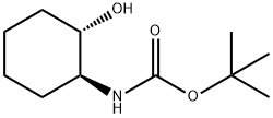 tert-Butyl N-((2S,1S)-2-hydroxycyclohexyl)carbamate Structural