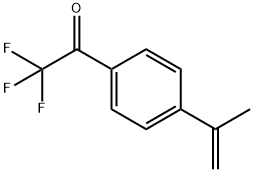 Ethanone, 2,2,2-trifluoro-1-[4-(1-methylethenyl)phenyl]- (9CI) Structural