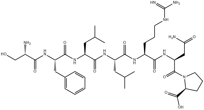 H-SER-PHE-LEU-LEU-ARG-ASN-PRO-OH Structural