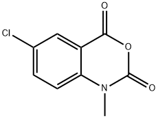 6-chloro-1-methyl-2H-3,1-benzoxazine-2,4(1H)-dione Structural