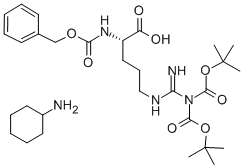 Z-ARG(BOC)2-OH CHA Structural