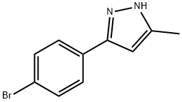 3-(4-BROMOPHENYL)-5-METHYL-1H-PYRAZOLE Structural