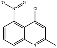 4-CHLORO-2-METHYL-5-NITRO-QUINOLINE Structural