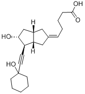 13,14-DEHYDRO-15-CYCLOHEXYL CARBAPROSTACYCLIN Structural