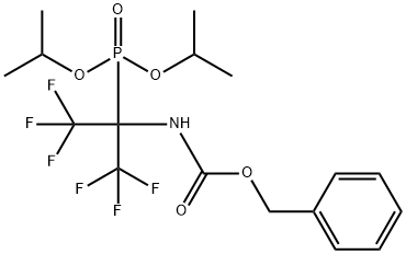 Carbamic acid, (1-(bis(1-methylethoxy)phosphinyl)-2,2,2-trifluoro-1-(t rifluoromethyl)ethyl)-,phenylmethyl ester