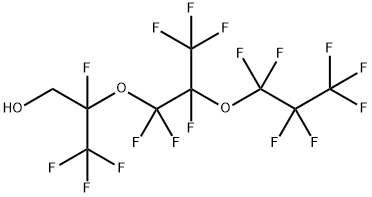 1H,1H-2,5-DI(TRIFLUOROMETHYL)-3,6-DIOXAUNDECAFLUORONONANOL Structural