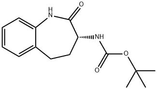 (R)(2-OXO-2,3,4,5-TETRAHYDRO-1H-BENZO[B]AZEPIN-3-YL)-CARBAMIC ACID TERT-BUTYL ESTER Structural