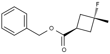 trans-benzyl 3-fluoro-3-methylcyclobutanecarboxylate