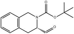 (S)-3-FORMYL-3,4-DIHYDRO-1H-ISOQUINOLINE-2-CARBOXYLIC ACID TERT-BUTYL ESTER Structural