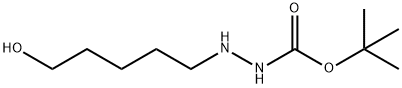 Hydrazinecarboxylic acid, 2-(5-hydroxypentyl)-, 1,1-dimethylethyl ester (9CI) Structural