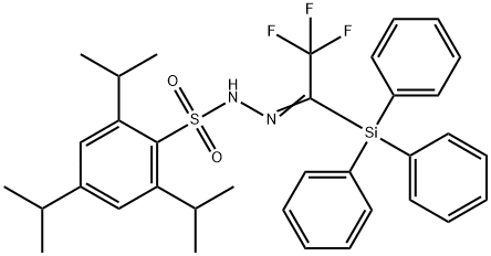 TRIFLUOROACETYLTRIPHENYLSILANE 2,4,6-TRIISOPROPYLBENZENESULFONYLHYDRAZONE