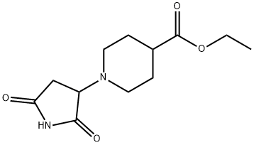 ethyl 1-(2,5-dioxopyrrolidin-3-yl)piperidine-4-carboxylate