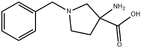 3-AMINO-1-BENZYLPYRROLIDINE-3-CARBOXYLIC ACID Structural