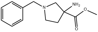 Methyl 3-amino-1-benzylpyrrolidine-3-Carboxylate Structural