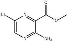 Methyl 3-amino-6-chloropyrazine-2-carboxylate Structural