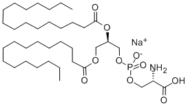 1,2-DIPALMITOYL-SN-GLYCERO-3-PHOSPHO-L-SERINE (MONOSODIUM SALT) Structural