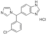 5-[(3-CHLOROPHENYL)-1H-IMIDAZOL-1-YLMETHYL]-1H-BENZIMIDAZOLE HYDROCHLORIDE Structural