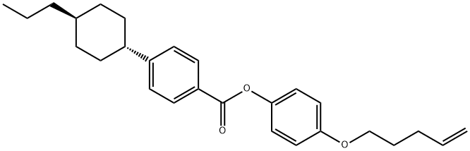 4-Pentyloxyphenyl-4'-Trans-PropylcyclohexylBenzo Structural