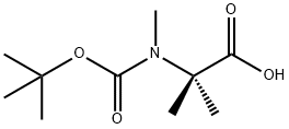 BOC-N,2-DIMETHYLALANINE Structural