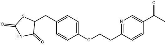 5-[[4-[2-(5-ACETYL-2-PYRIDINYL)ETHOXY]PHENYL]METHYL]-2,4THIAZOLIDINEDIONE