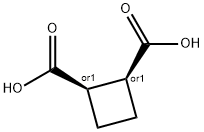 CIS-CYCLOBUTANE-1,2-DICARBOXYLIC ACID Structural