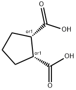 CIS-CYCLOPENTANE-1,2-DICARBOXYLIC ACID Structural Picture