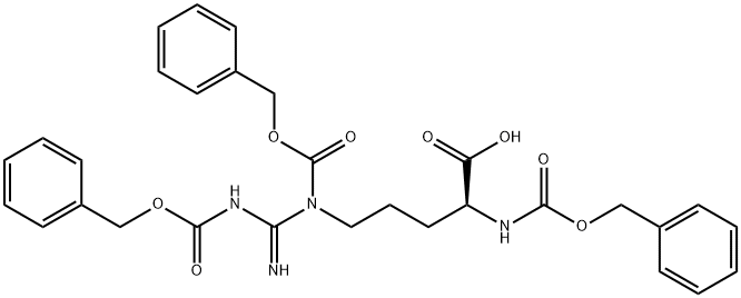 Z-ARG(Z)2-OH Structural