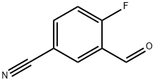 5-CYANO-2-FLUOROBENZALDEHYDE Structural