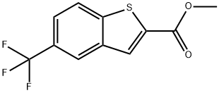 5-TRIFLUOROMETHYL-BENZO[B]THIOPHENE-2-CARBOXYLIC ACID METHYL ESTER Structural