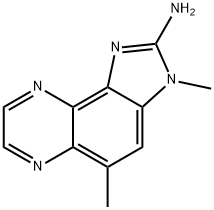 2-AMINO-3,5-DIMETHYLIMIDAZO(4,5-F)QUINOXALINE Structural