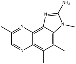 2-AMINO-3,4,5,8-TETRAMETHYLIMIDAZO(4,5-F)QUINOXALINE Structural