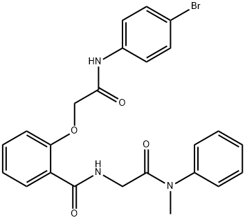 2-(2-((4-bromophenyl)amino)-2-oxoethoxy)-N-(2-(methyl(phenyl)amino)-2-oxoethyl)benzamide