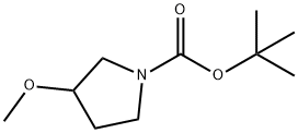 1-BOC-3-METHOXYPYRROLIDINE Structural