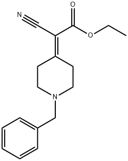 ETHYL 2-(1-BENZYL-4-PIPERIDINYLIDENE)-2-CYANOACETATE Structural