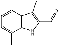 3,7-DIMETHYL-1H-INDOLE-2-CARBALDEHYDE Structural